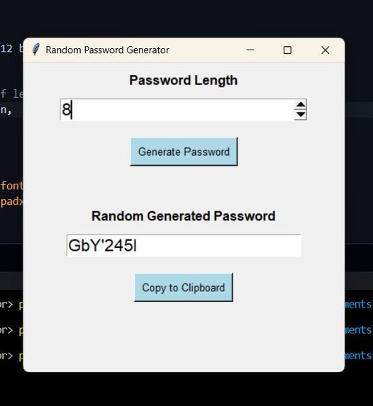 password generator – screenshot 1