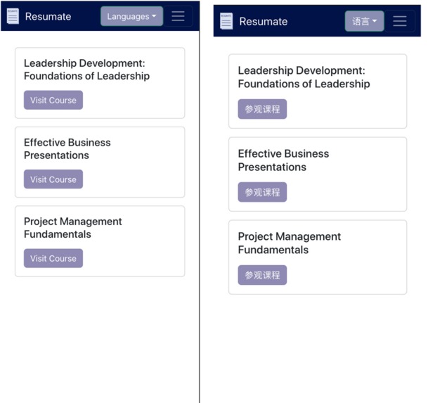 Resumate – screenshot 1