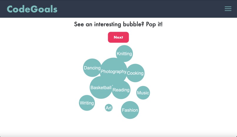 CodeGoals – screenshot 2