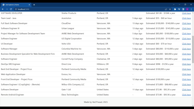 Job Explorer – screenshot 3