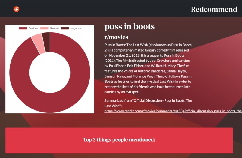 Redcommend  – screenshot 2