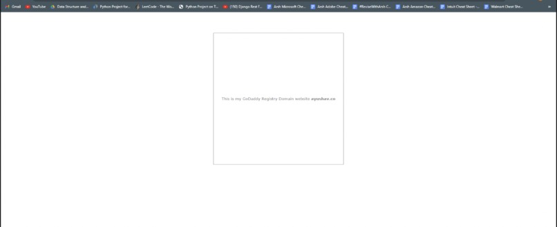 website – screenshot 1