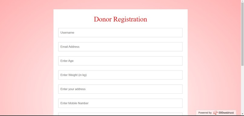 Blood Bank Management System – screenshot 4