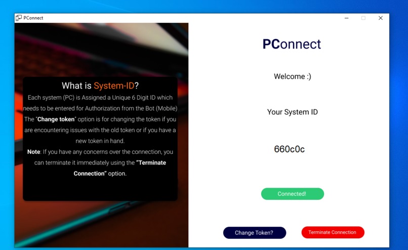 PConnect – screenshot 1