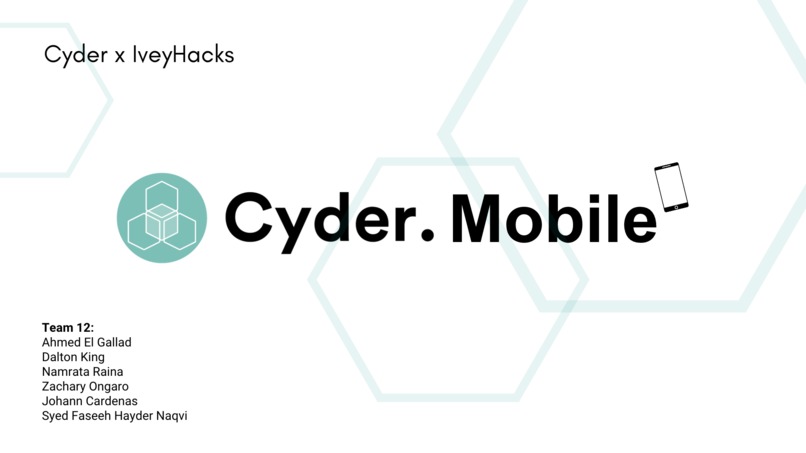 Cyder Mobile - Team 12 – screenshot 1