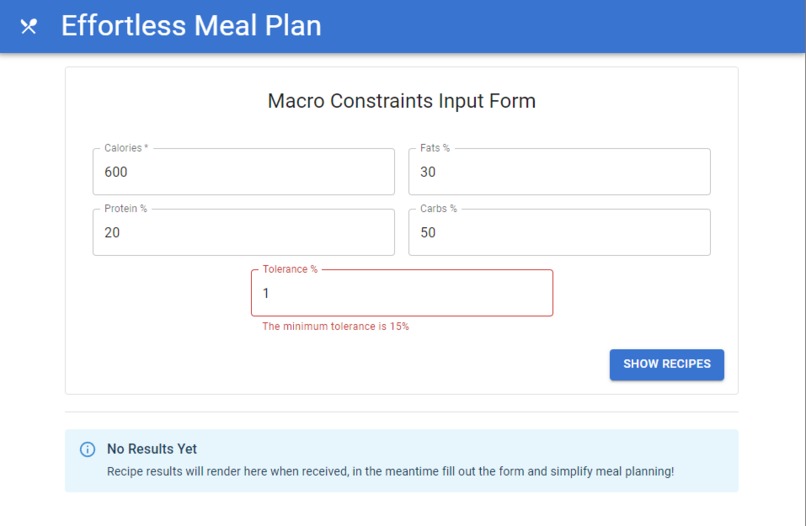 Effortless Meal Plan – screenshot 3