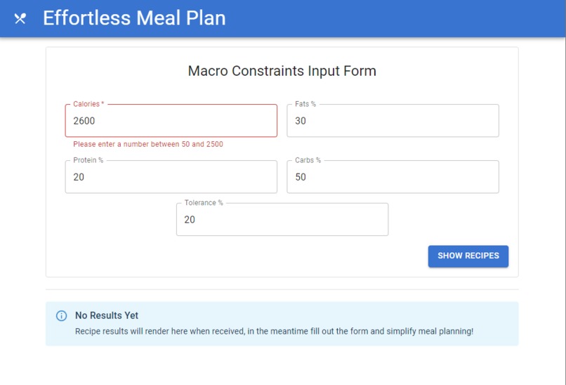 Effortless Meal Plan – screenshot 4