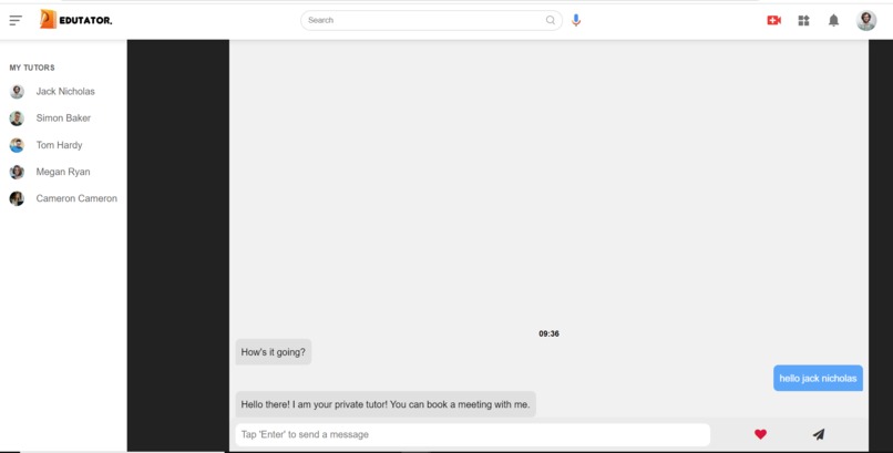 TinderForTutoring (EduTator) – screenshot 1