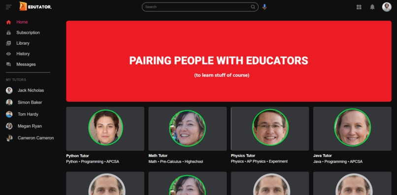 TinderForTutoring (EduTator) – screenshot 3