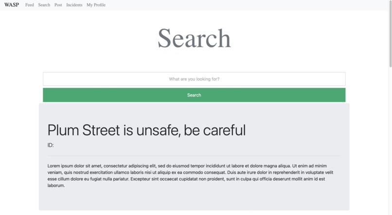 WASP: Women's Alert and Safety Platform – screenshot 2
