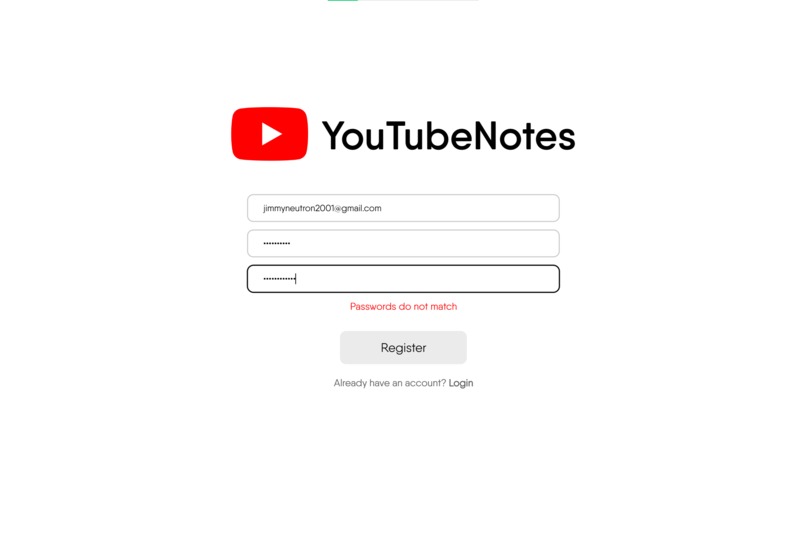 YoutubeNotes – screenshot 2
