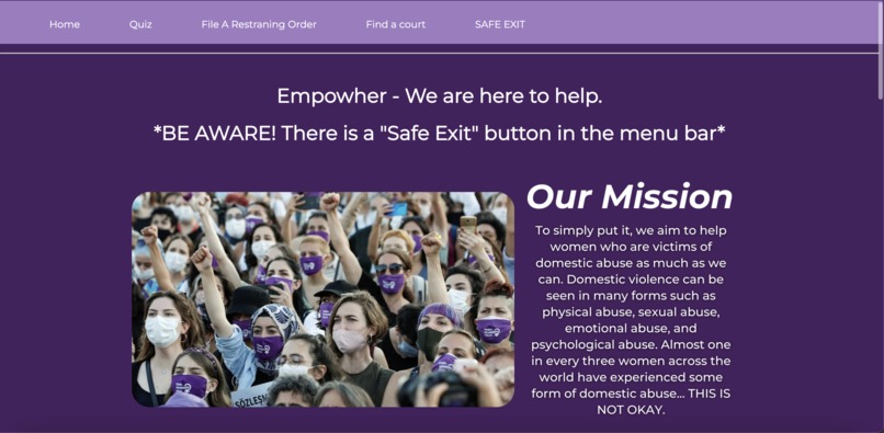 Empowher  – screenshot 1