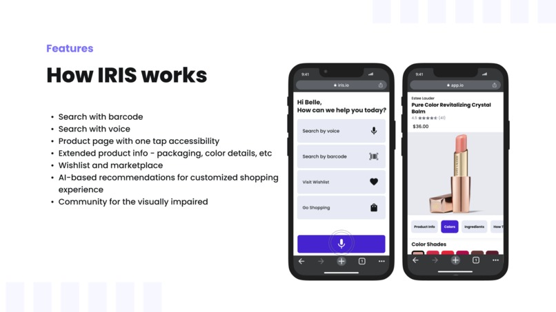Iris - Accessible Shopping Assistant App – screenshot 3