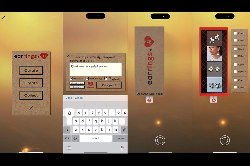 earrings dot ai – screenshot 1