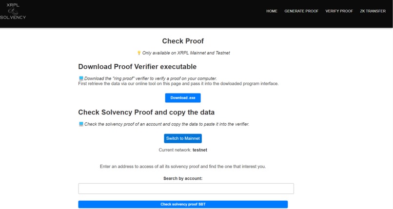 XRPL Solvency – screenshot 2