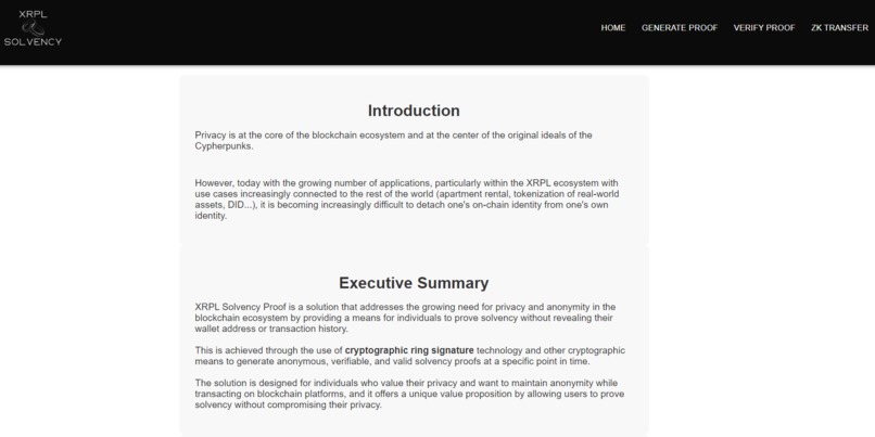 XRPL Solvency – screenshot 3