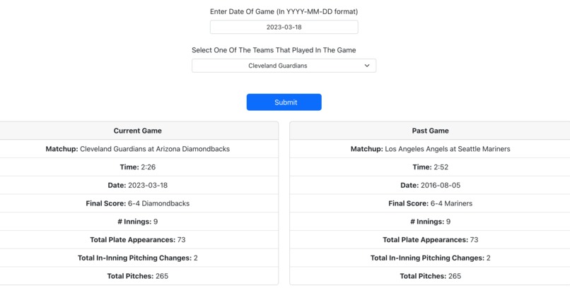 MLB Time Tracker – screenshot 1