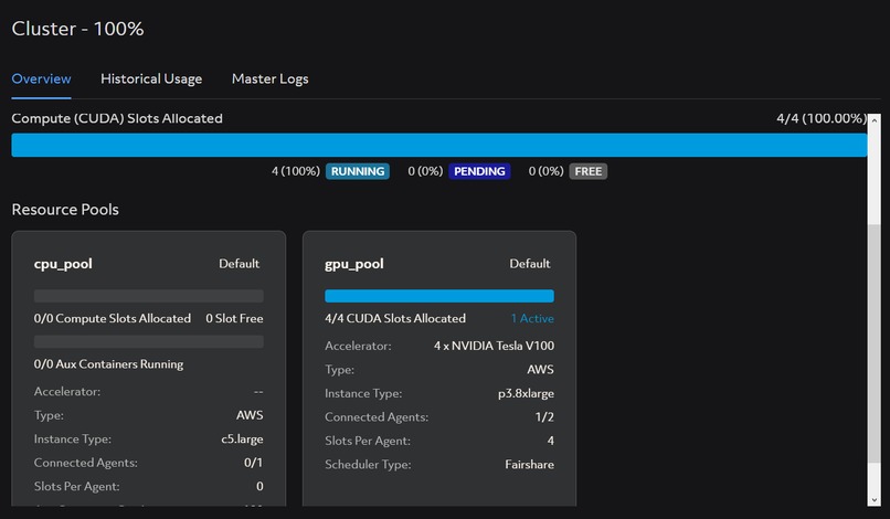 "Efficient Distributed Training with Determined AI"  – screenshot 2