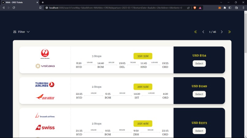 AirChain:Blockchain Powered Airline Ticket Booking with NFTs – screenshot 1