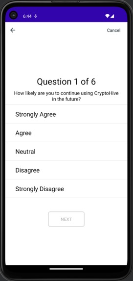 Surveyr: Microtransaction product surveys on the XRP network – screenshot 4