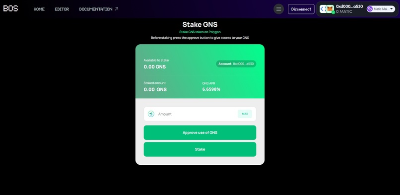 BOS | Gains Network – screenshot 2