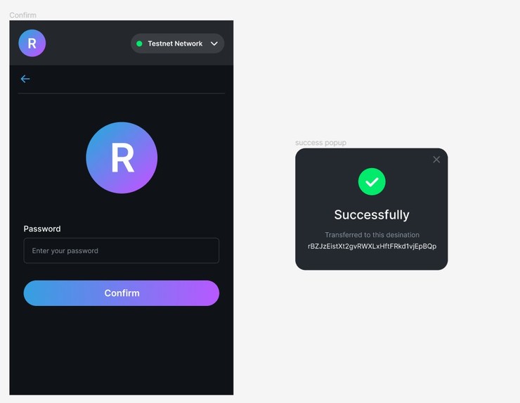 Ripple Injectable Wallet – screenshot 2