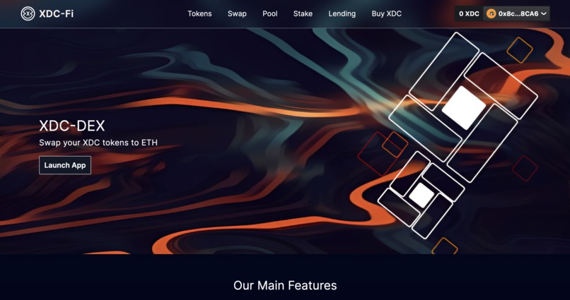 XDC Fi – screenshot 2