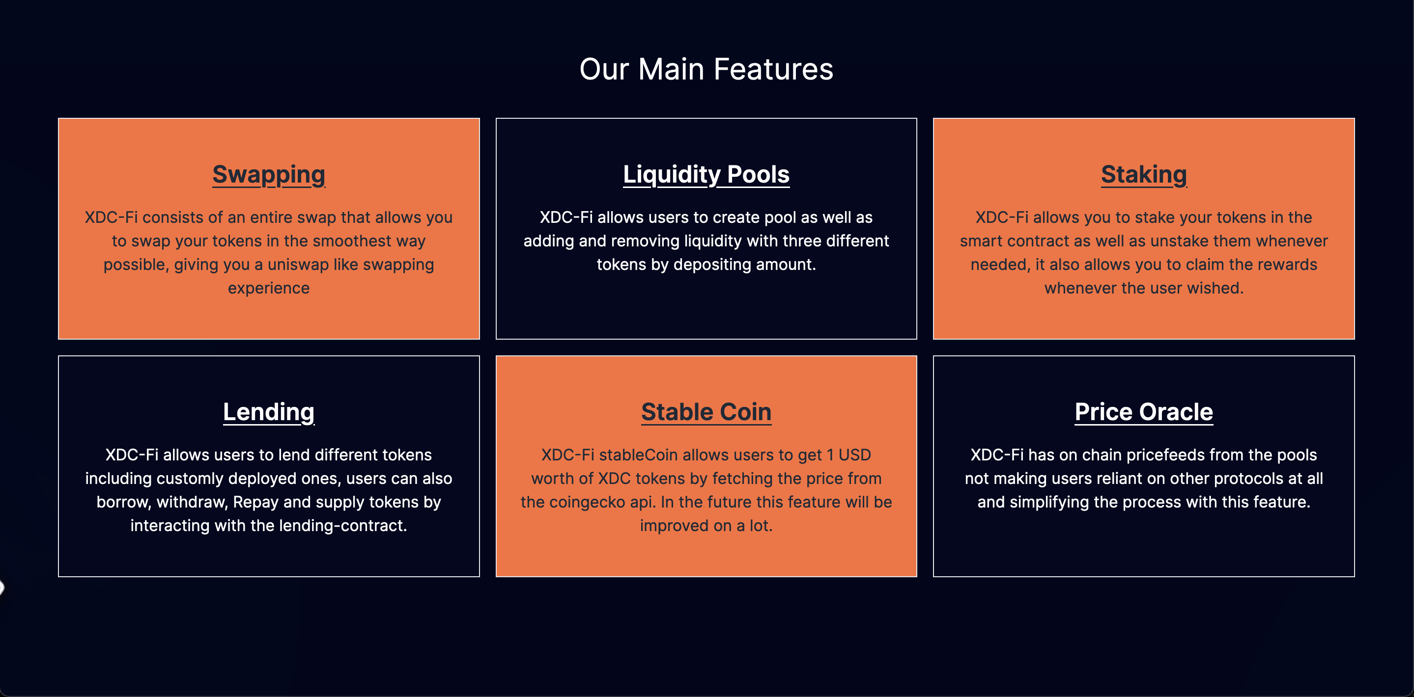 XDC Fi | Devpost