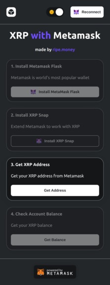 Metamask Snap for XRPL – screenshot 4