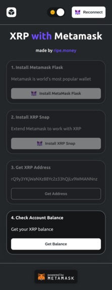 Metamask Snap for XRPL – screenshot 5