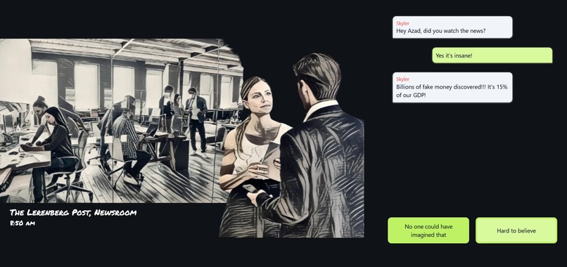 Revolte - An interactive novel to onboard Web2 users to Web3 – screenshot 2