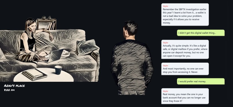 Revolte - An interactive novel to onboard Web2 users to Web3 – screenshot 5