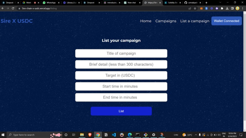 5ire X USDC – screenshot 2