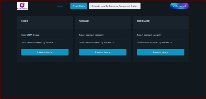 RadInsurance – screenshot 1