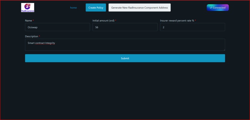 RadInsurance – screenshot 2