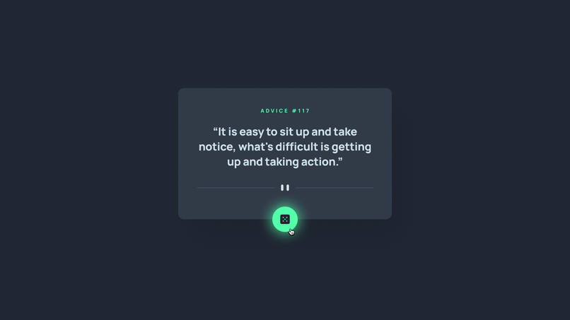 advice-generator-app – screenshot 1