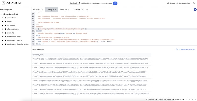Ga-chain – screenshot 2