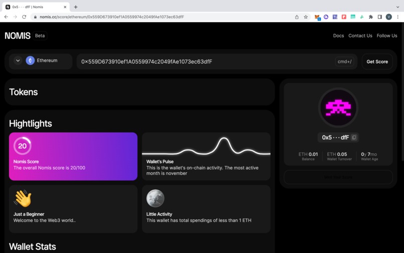Nomis – screenshot 2