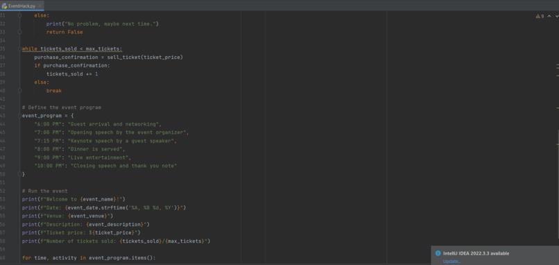theEventhack – screenshot 2