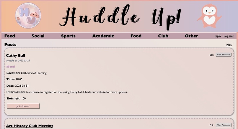 HuddleUp – screenshot 1
