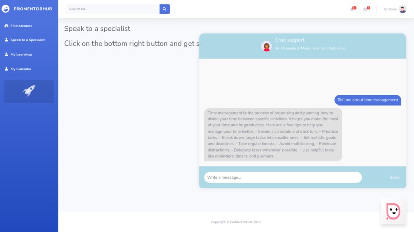 ProMentorHub – screenshot 3