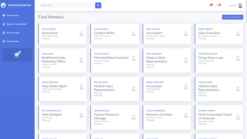 ProMentorHub – screenshot 2