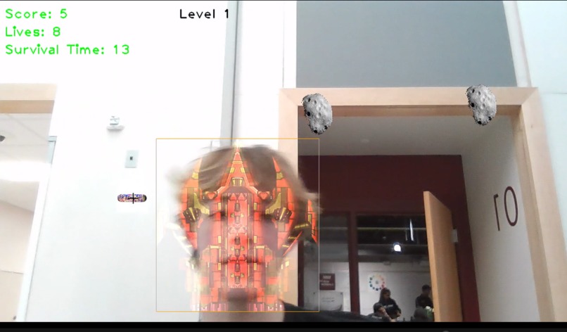 Face and body tracking game – screenshot 2