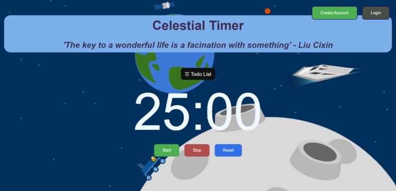 Celestial Timer – screenshot 2