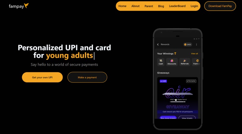 FamPay  – screenshot 1