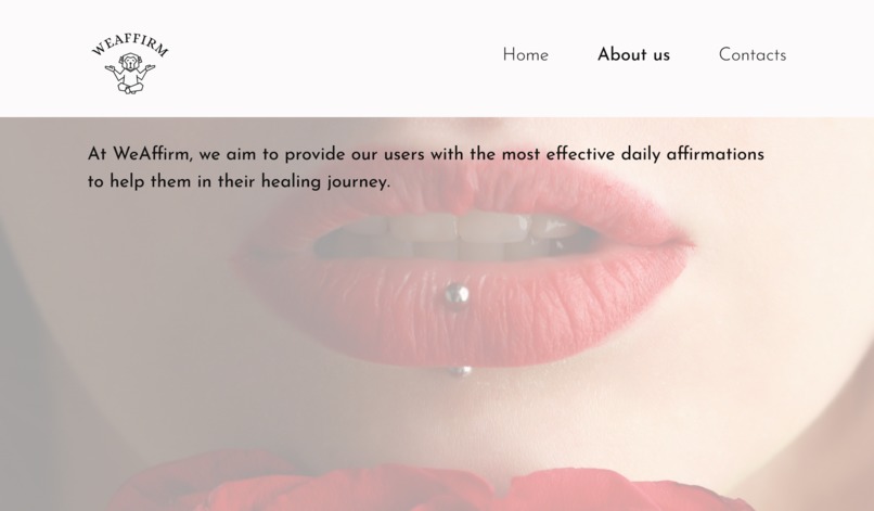 WeAffirm – screenshot 4