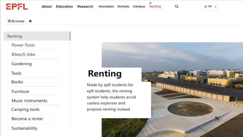 RENT FORUM EPFL – screenshot 1