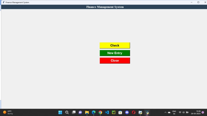 Personal Finance Management System – screenshot 2