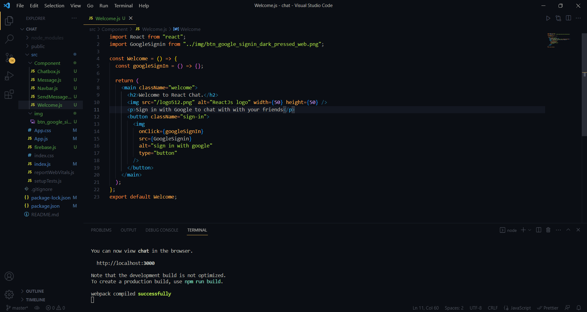 React based Chat App | Devpost