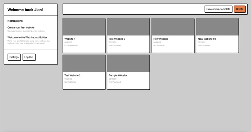 Web Impact Builder – screenshot 5